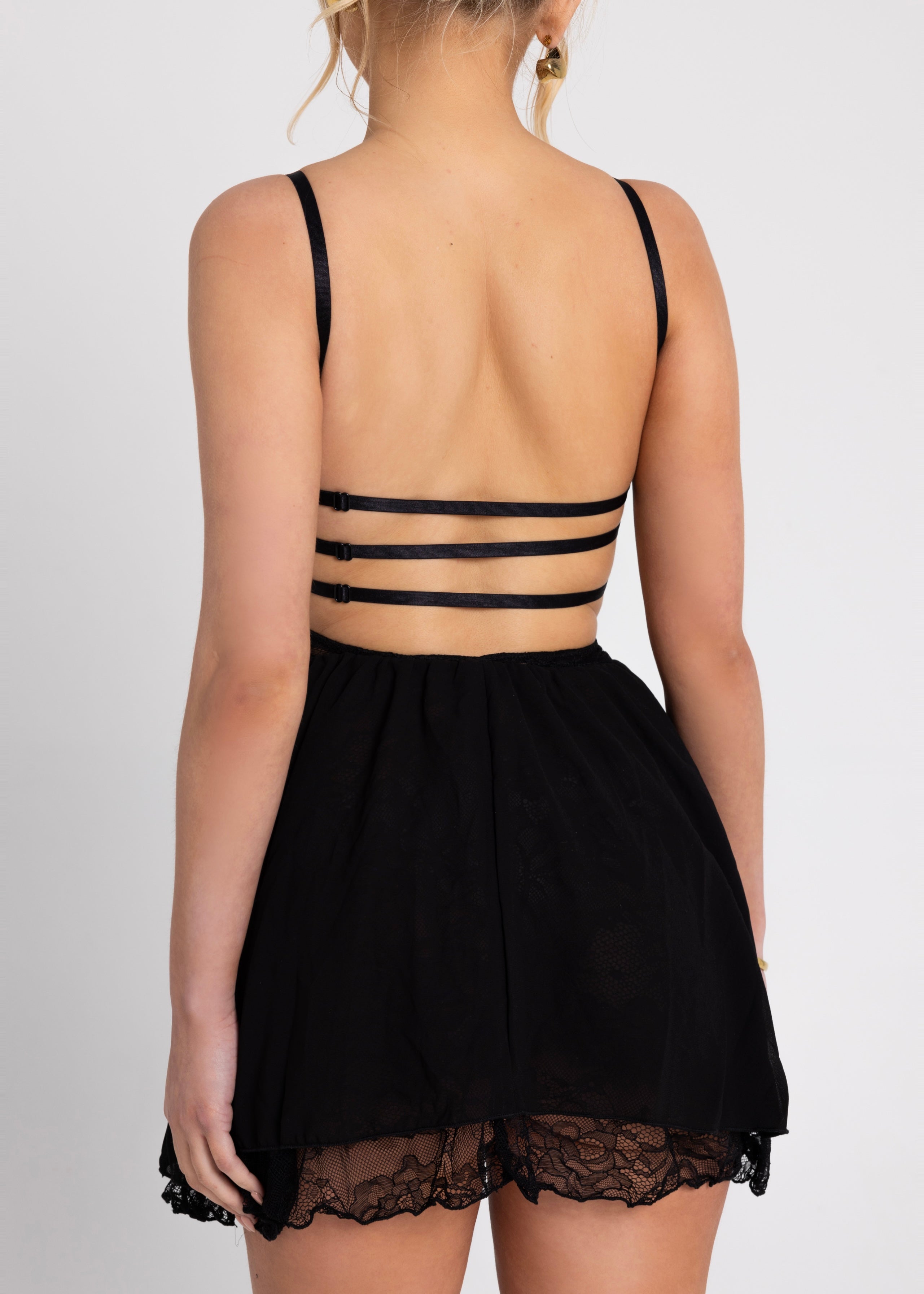 MOLLY MINI DRESS - BLACK